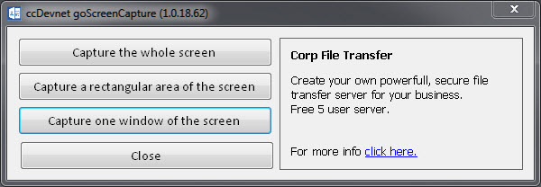 goScreenCapture software